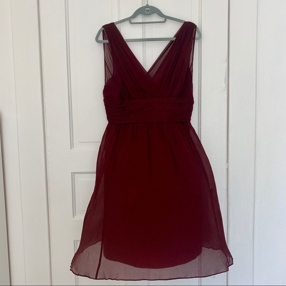 J Crew Silk Chiffon Bridesmaid Dress - Picture 3 of 6